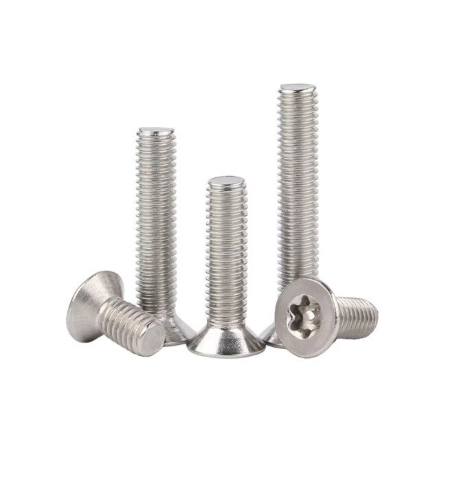 Τυποποιημένο σύστημα JIS για την προστασία από παραβίαση βρόγχος επίπεδης κεφαλής βίδες ασφαλείας Torx Pin Anti Theft Machine Screw M3 M4 M5 M6 Μετρικό πρότυπο