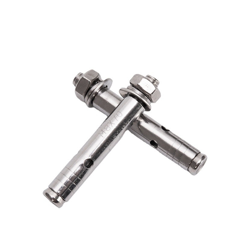 Μετρικό από ανοξείδωτο χάλυβα Hex Nut Sleeve Round Hole Flat Washer and Spring Washer Anchor Bolt Finish Longer Life TiCN Δυνατότητα 700