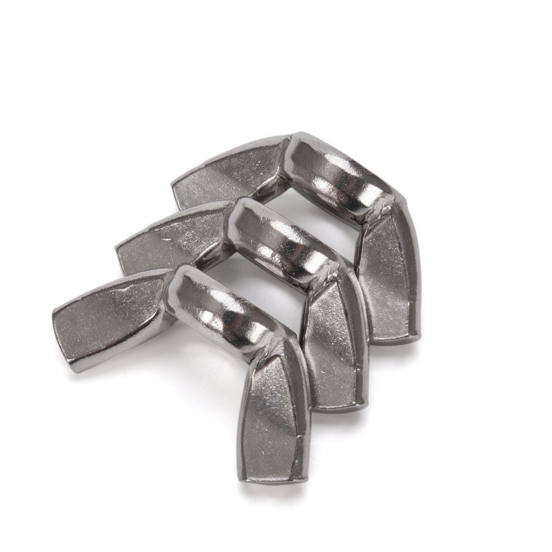 Μετρική επεξεργασία νερού από ανοξείδωτο χάλυβα 304 M3 M4 M5 M6 M8 M10 M12 M16 Πτερύγια πεταλούδας Bolt And Nut Din Zinc White Wing Nuts