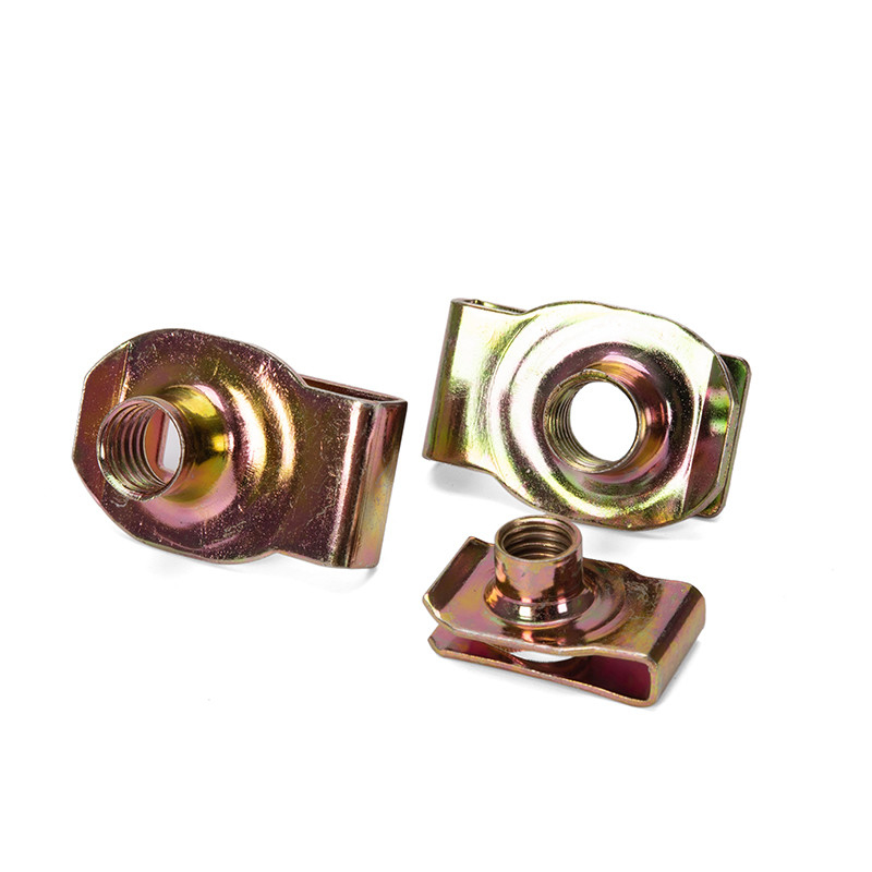Ασημένιο M4-M10 Precision Steel Spring Clip Nut για το προϊόν OEM Precision Nut