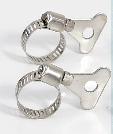 Δείγμα Instock Heavy Duty Clamp SS304 Ατσάλι από ανοξείδωτο χάλυβα Κρατήρα λαιμού με λαβή για σωλήνα νερού