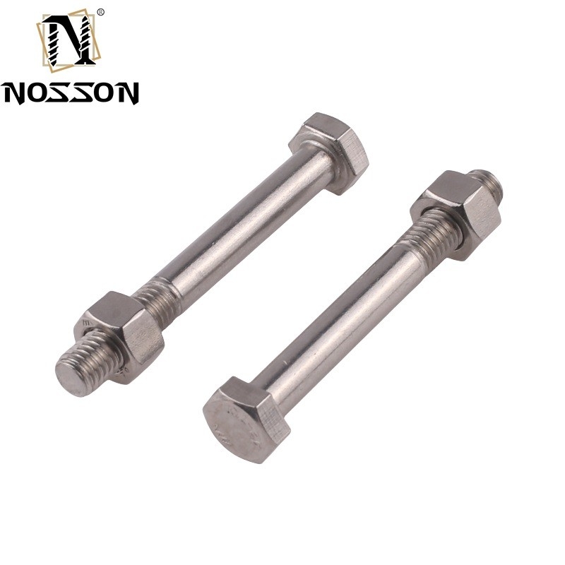 Τελεία ψευδαργύρου ANSI/ASME Standard Stainless Steel Half Thread Hex Bolt για εφαρμογές βαριάς χρήσης