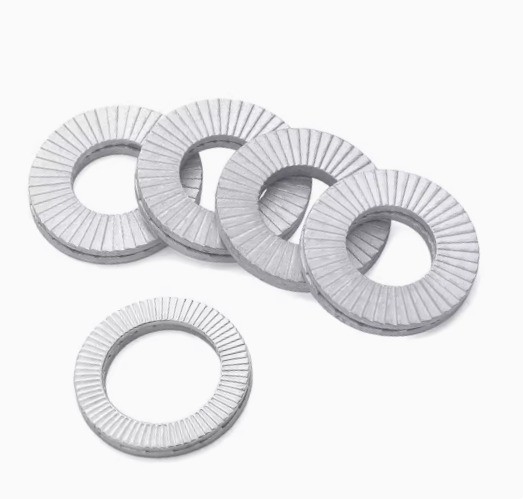 M14 Bolts Wedge Locking Washers 10pcs Manganese Steel Safety Washers με πρότυπο ISO και αντοχή σε δονήσεις