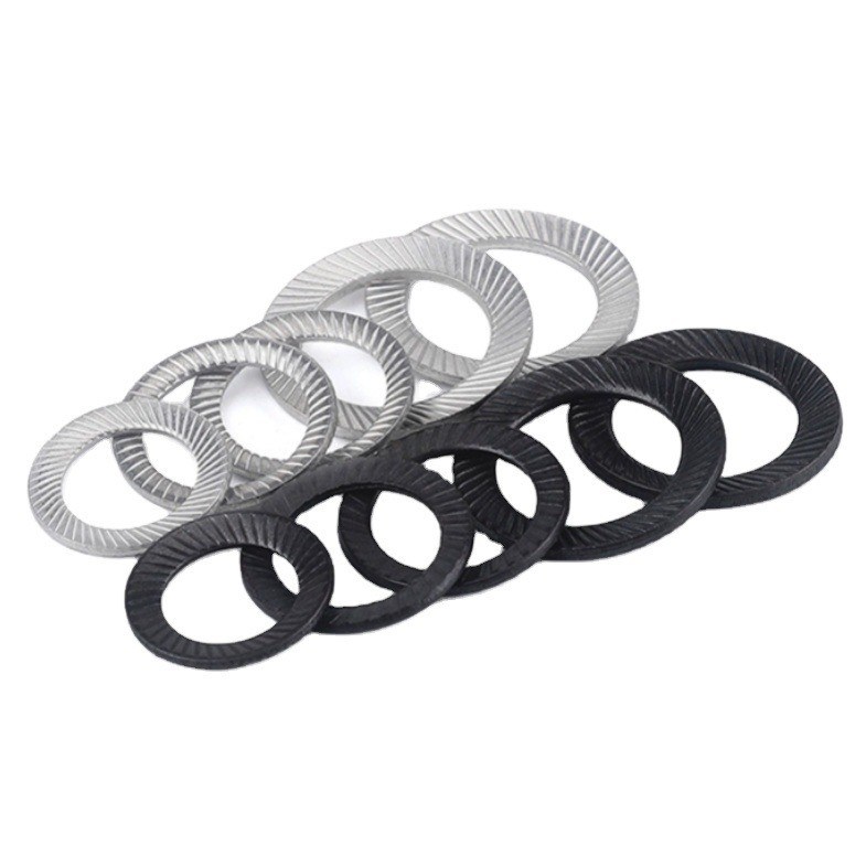 M3-M30 JIS Standard Carbon Steel Μαυρισμένο Γαλβανισμένο Δύοδοντικό Κουβάλι Εμφυτογραφημένη Ασφάλεια Πεταλούδα Κλειδωτή Πλυντήρα σε βαριά βιομηχανία