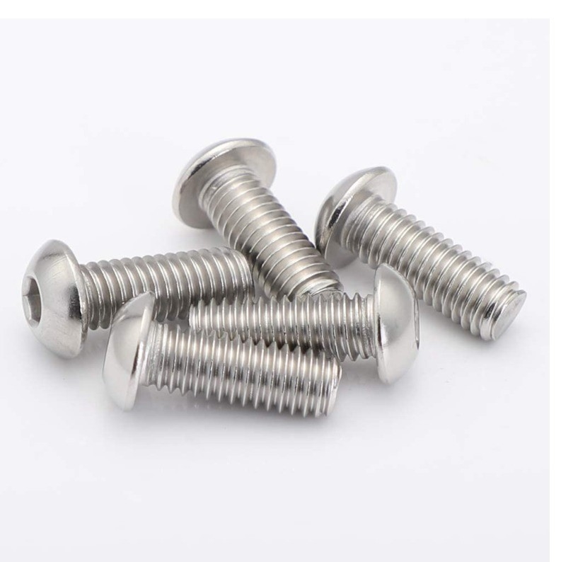 1/4-20 x 3/8 ίντσες κουμπί κεφαλή πρίζα Socket Cap Bolts βίδες Allen βίδα μετρική