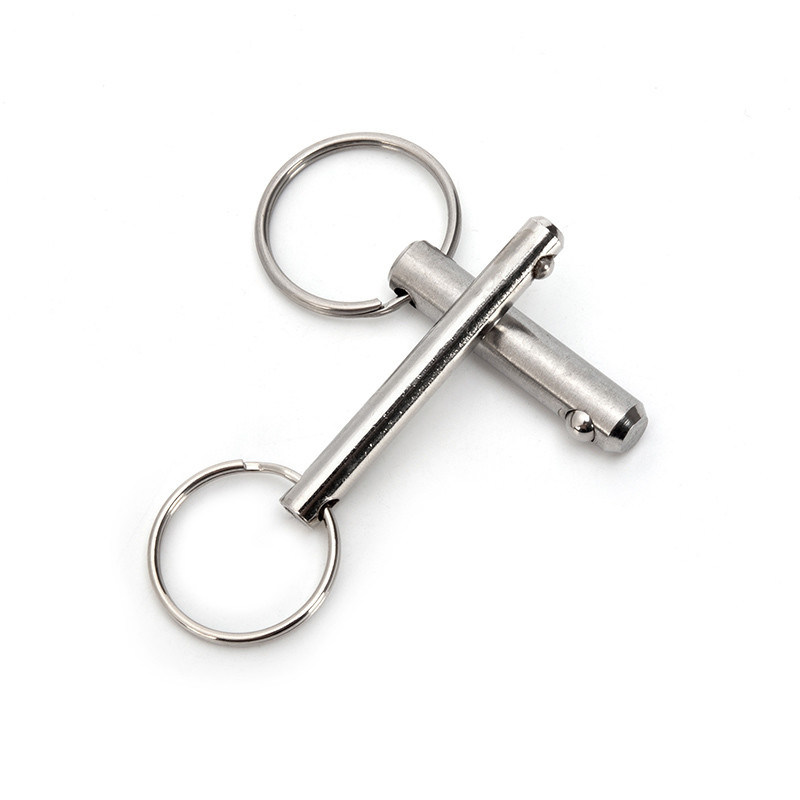 Γενική Βιομηχανία Ασημένιο Quick Resal Plunger Pin Fastener Safety Stop Stainless Steel Ball Pin για ανάγκες αεροπορικής μεταφοράς