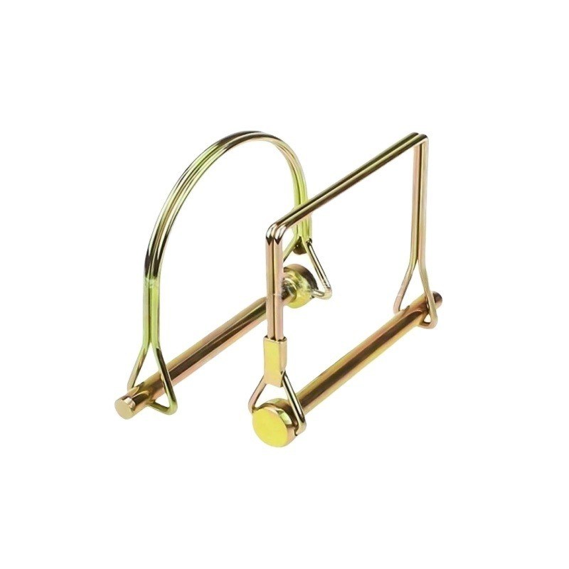 Ατμοξείδιο νιτρώδης Φινίρισμα από ανοξείδωτο χάλυβα Διπλό σύρμα κλειδαριού καρφίτσες κλειδαριού D σχήμα βαρύ φορτίο αγωγό κλειδαριού M6 M8 M10