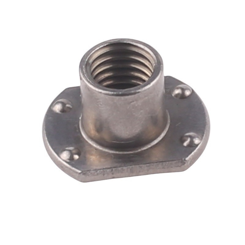 JIS Standard Ferrous Metal Square Spot Machine Din 928 από ανοξείδωτο χάλυβα Npt Weld Nutsm6 m8 m10 με μαύρο οξείδιο