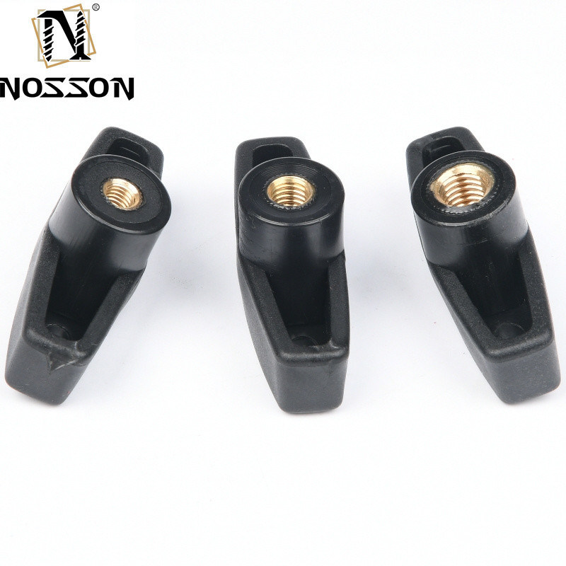 Μαύρο οξείδιο φινίρισμα Υγείας T-Head πλαστικό κουμπί για εύκολη σύσφιξη και σφίξιμο στην αυτοκινητοβιομηχανία