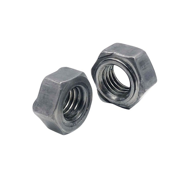 Νικελωμένο φινίρισμα DIN929 Hex Weld Nuts M3-M16 για βαριά βιομηχανία από ανοξείδωτο χάλυβα 304/316 GB Standard Alloy Steel