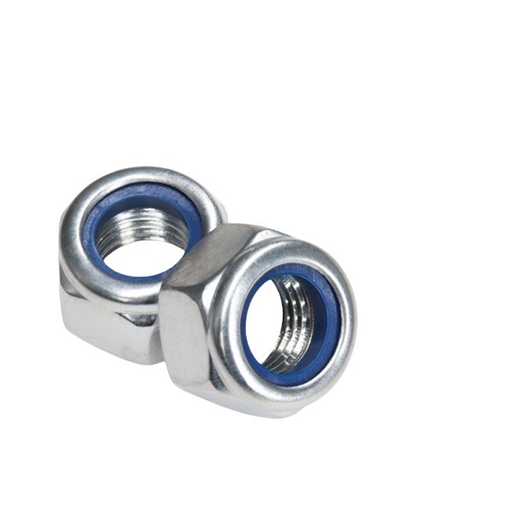 GB Standard Stainless Steel SS201/304/316 Εξαγώνιο Νάιλον Insert Self Locking Nut DIN982 Καθαρό φινίρισμα για εξοπλισμό εξόρυξης