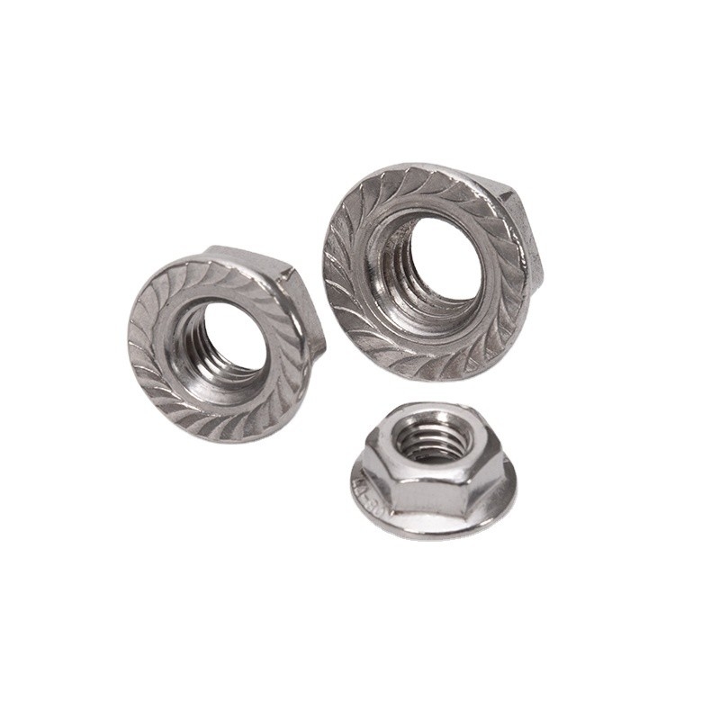 12 Point Flange Nut DIN6923 Ατσάλι από ανοξείδωτο χάλυβα Αυτοκλείδωμα με μαύρο οξείδιο και αυτοκρατορικό σύστημα μέτρησης ίντσας